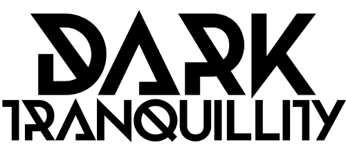 Dark Tranquillity black transparent logotype. Illustration: Nicklas Sundin.