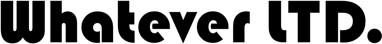 Whatever Limited logotype no payoff