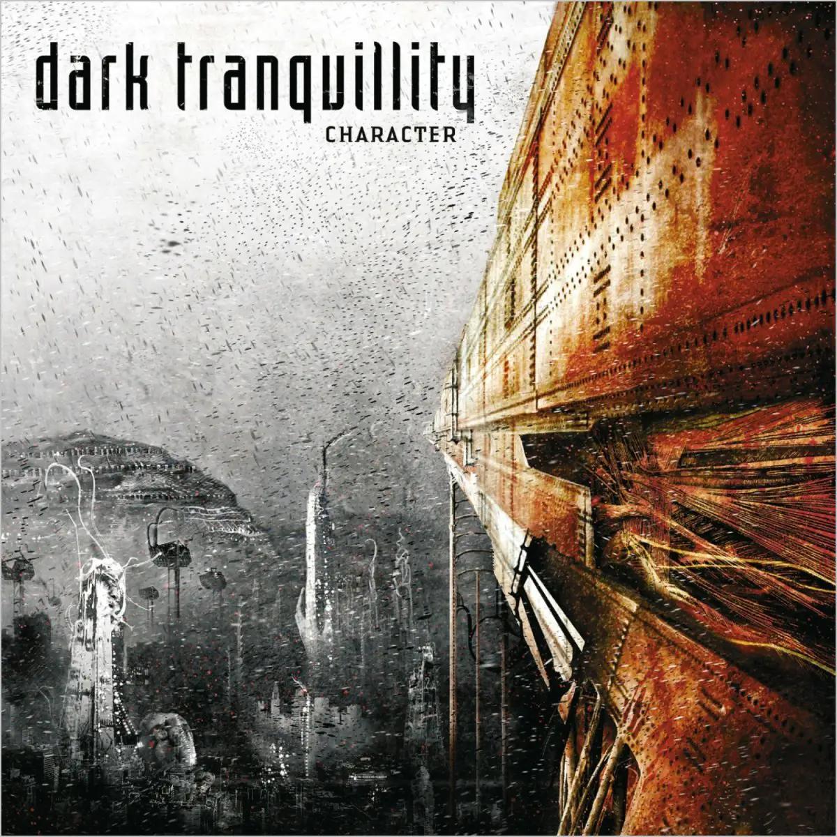 A picture of the Dark Tranquillity Character album cover art.